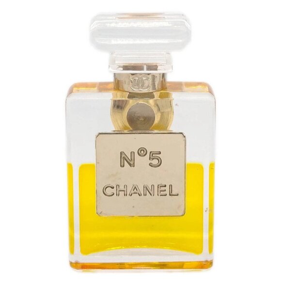 Chanel Perfume Bottle Brooch Pin Clear 06A 195347 - Picture 1 of 4